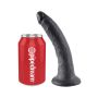 Dildo-COCK 7 INCH BLACK - 7