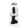 Dildo-COCK 10 INCH W/ BALLS BLACK - 5