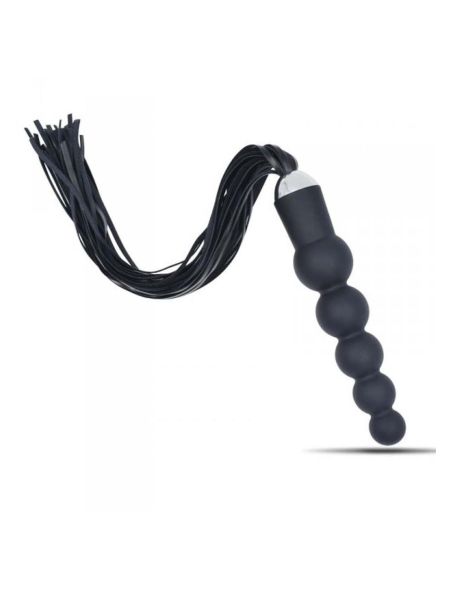 Korek analny plug dildo z pejczem batem 19 cm - 4