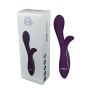 Wibrator wielofunkcyjny sex masażer 21cm 10 trybów fioletowy - 2