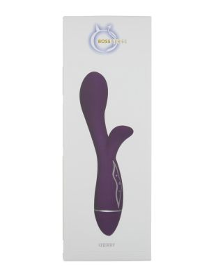 Wibrator wielofunkcyjny sex masażer 21cm 10 trybów fioletowy - image 2