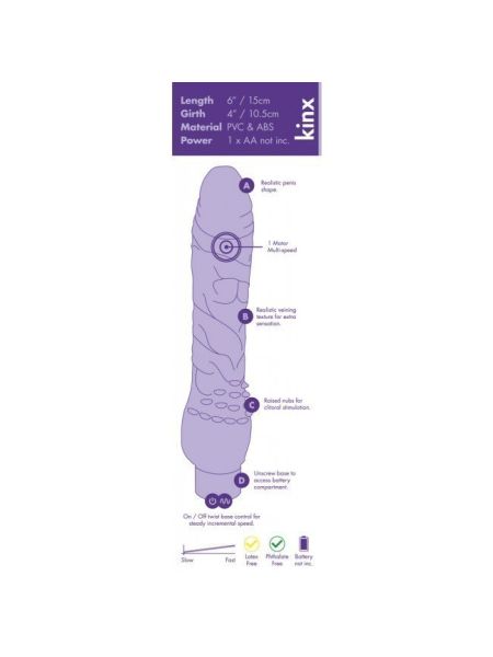 Wibrator realistyczny naturalny jak penis sex 19cm - 3