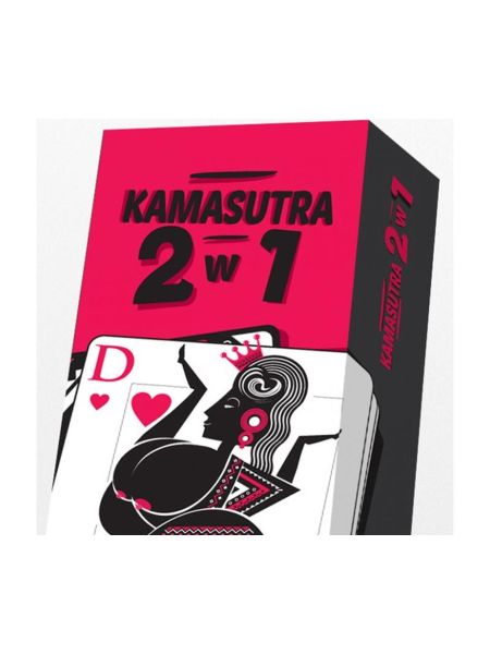 KAMASUTRA 2w1 2x gra erotyczna karciana obrazki - 2