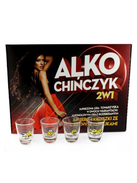Alko Chińczyk 2 gra imprezowa alkoholowa kieliszki - 4