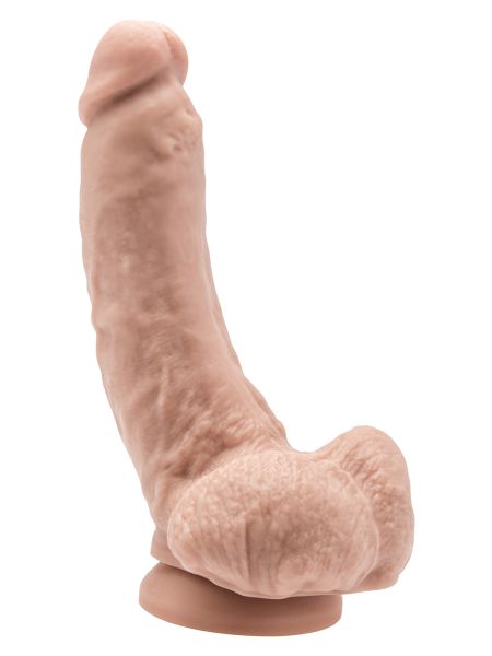 Dildo penis realistyczny jądra przyssawka 20 cm