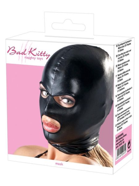 Maska niewolnicza BDSM na głowę twarz bondage sex - 8