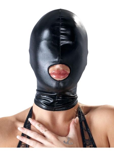Maska bondage BDSM niewolnicza na głowę twarz oczy - 2
