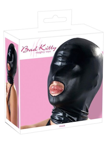 Maska bondage BDSM niewolnicza na głowę twarz oczy