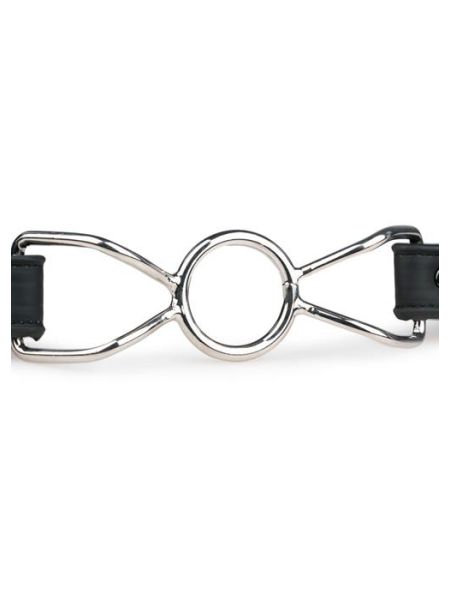 Metalowy stalowy knebel otwarty kółko BDSM bondage - 4