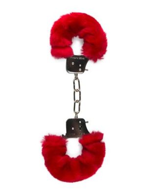 Kajdanki-Furry Handcuffs - Red - image 2
