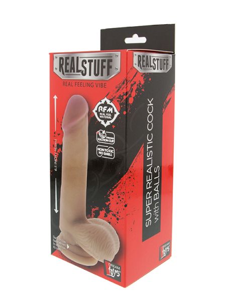 Silikonowy realistyczny miękki penis dildo 16,5 cm - 3