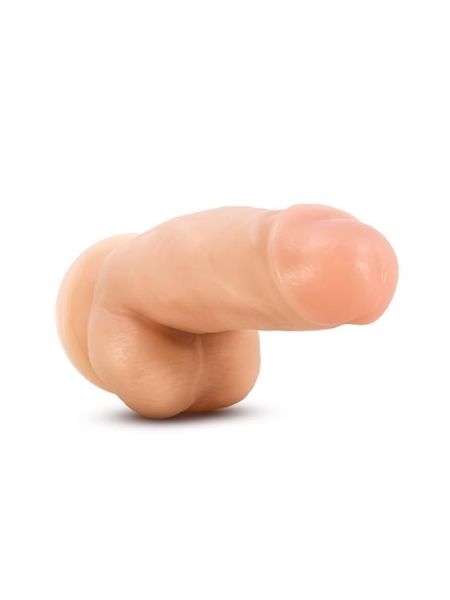 Penis grube żylaste realistyczne dildo z przyssawką i jądrami - 6