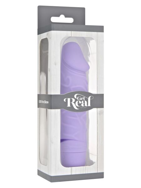 Wibrator naturalny - realistyczny penis z wibracjami silikon 15 cm - 2