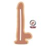 Dildo realistyczny penis z jądrami przyssawka 17cm - 5