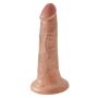 Dildo realistyczny penis widoczne żyły przyssawka 13 cm - 2