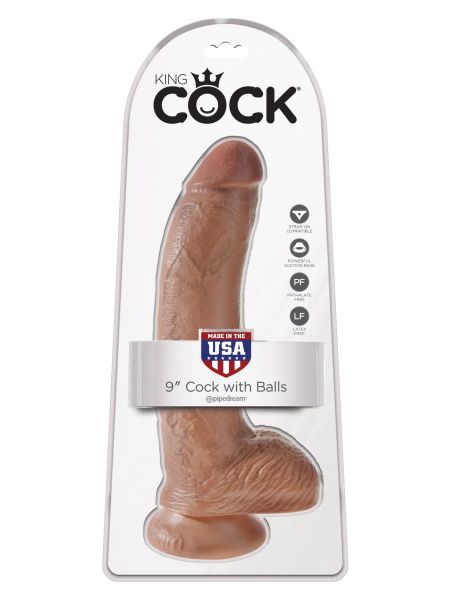 Dildo-Cock 9 Inch With Balls - 2