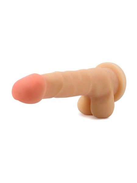 Bardzo realistyczne dildo wyżyłowany giętki penis - 7