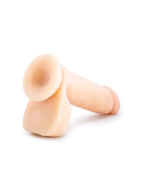 Sztuczny penis cielisty realistyczny miękki dildo 20 cm - 6