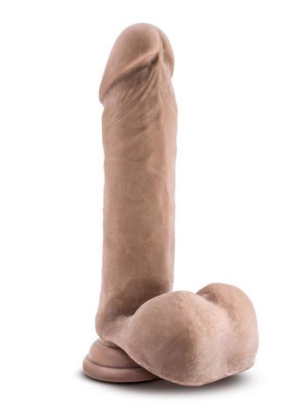 Dildo-AU NATUREL 8INCH SENSA FEEL DILDO LATIN - 5