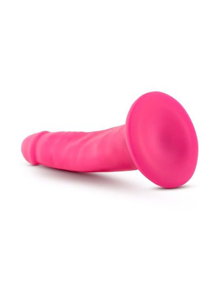 Dildo-NEO 6INCH DUAL DENSITY COCK NEON PINK - 7