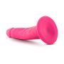 Dildo-NEO 6INCH DUAL DENSITY COCK NEON PINK - 8