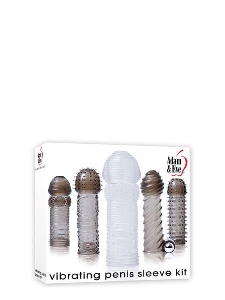 Zestaw-A&E VIBRATING PENIS SLEEVE KIT - 2