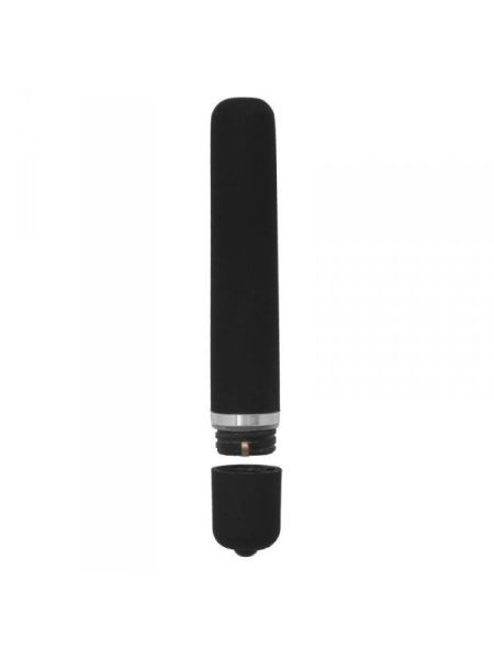 Dla początkujących mały wibrator sex masażer 10cm czarny - 4