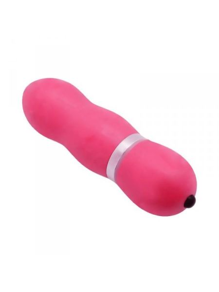 Klasyczny wibrator wagina analny łechtaczka 10cm różowy - 2
