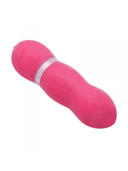 Klasyczny wibrator wagina analny łechtaczka 10cm różowy - 3