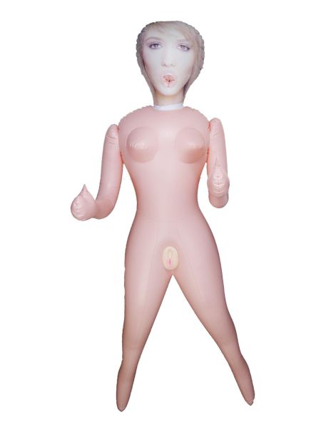 Lalka 3D dmuchana erotyczna wkład wibracje cyberskóra - 2