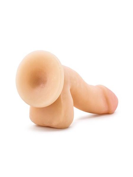 Penis giętkie miękkie dildo z mocną przyssawką 16,5 cm - 6