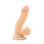 Penis giętkie miękkie dildo z mocną przyssawką 16,5 cm - 3