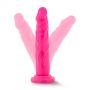 Dildo-NEO 7.5INCH DUAL DENSITY COCK NEON PINK - 7