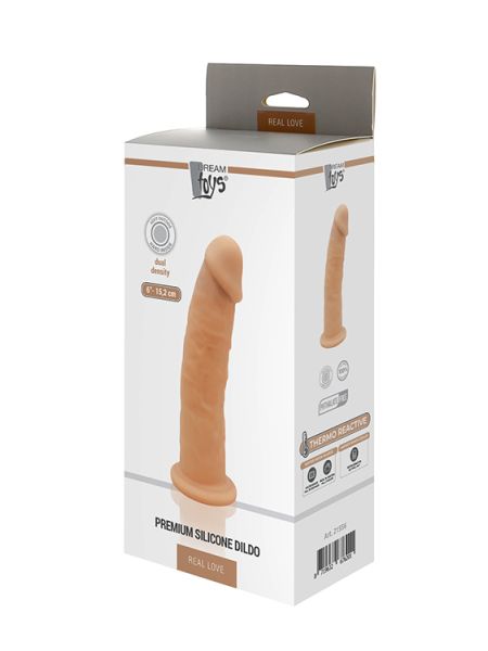 Dildo realistyczne penis z przyssawką członek 15cm