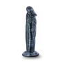 JET EBONY 6INCH DILDO EBONY METALLIC - 4