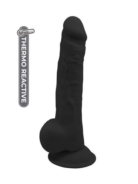 Realistyczne dildo penis naturalne członek z przyssawką 24cm - 4