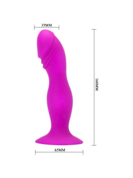 Korek analny jak penis plug realistyczny przyssawka 16cm - 4