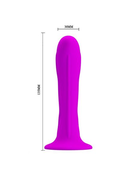 Korek analny przyssawka plug silikon prostata 13cm - 9