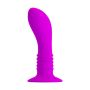 Masażer prostaty 10 wibracji fioletowy silikon 12 cm - 4