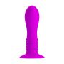 Masażer prostaty 10 wibracji fioletowy silikon 12 cm - 5