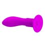 Masażer prostaty 10 wibracji fioletowy silikon 12 cm - 6