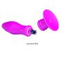 Korek analny wibrujący - pięść fioletowy 13 cm - 8