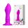 Korek analny wibrujący - pięść fioletowy 13 cm
