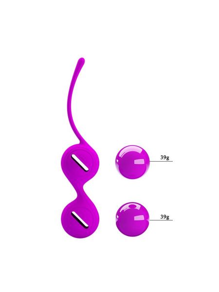 Kulki waginalne gejszy stymulacja trening pochwy fioletowe - 6