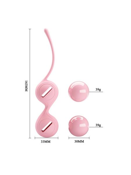 Kulki waginalne gejszy stymulacja trening pochwy różowe - 5