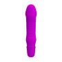 Klasyczny mały wibrator sex analny waginalny 13cm fioletowy - 4