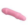Klasyczny mały wibrator sex analny waginalny 13cm różowy - 6