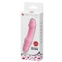 Klasyczny mały wibrator sex analny waginalny 13cm różowy - 9