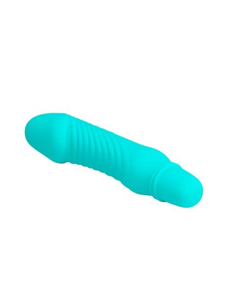 Klasyczny mały wibrator sex analny waginalny 13cm - 4