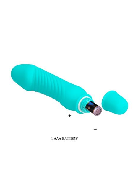 Klasyczny mały wibrator sex analny waginalny 13cm - 7